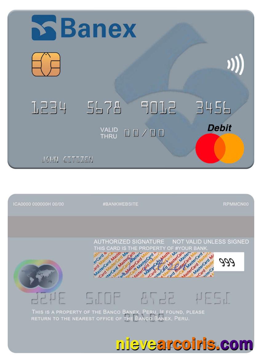 Peru Banco Banex mastercard